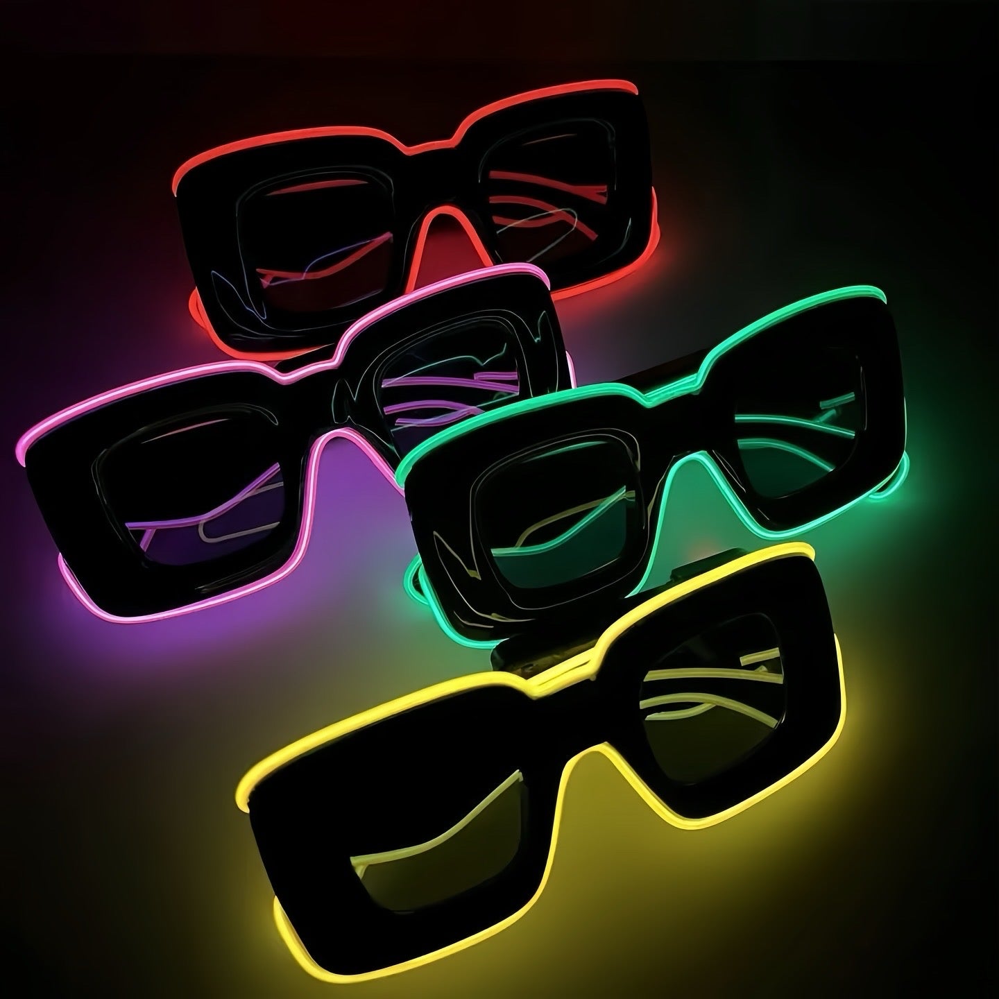 Retro LED glasses (wireless)