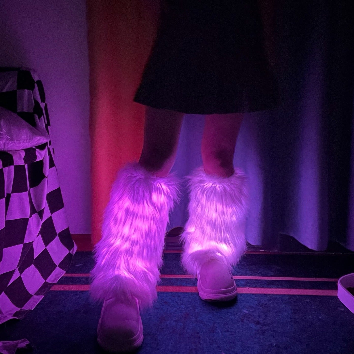 Astro leg warmers pair (12 changeable colours in 1, comes with remote)