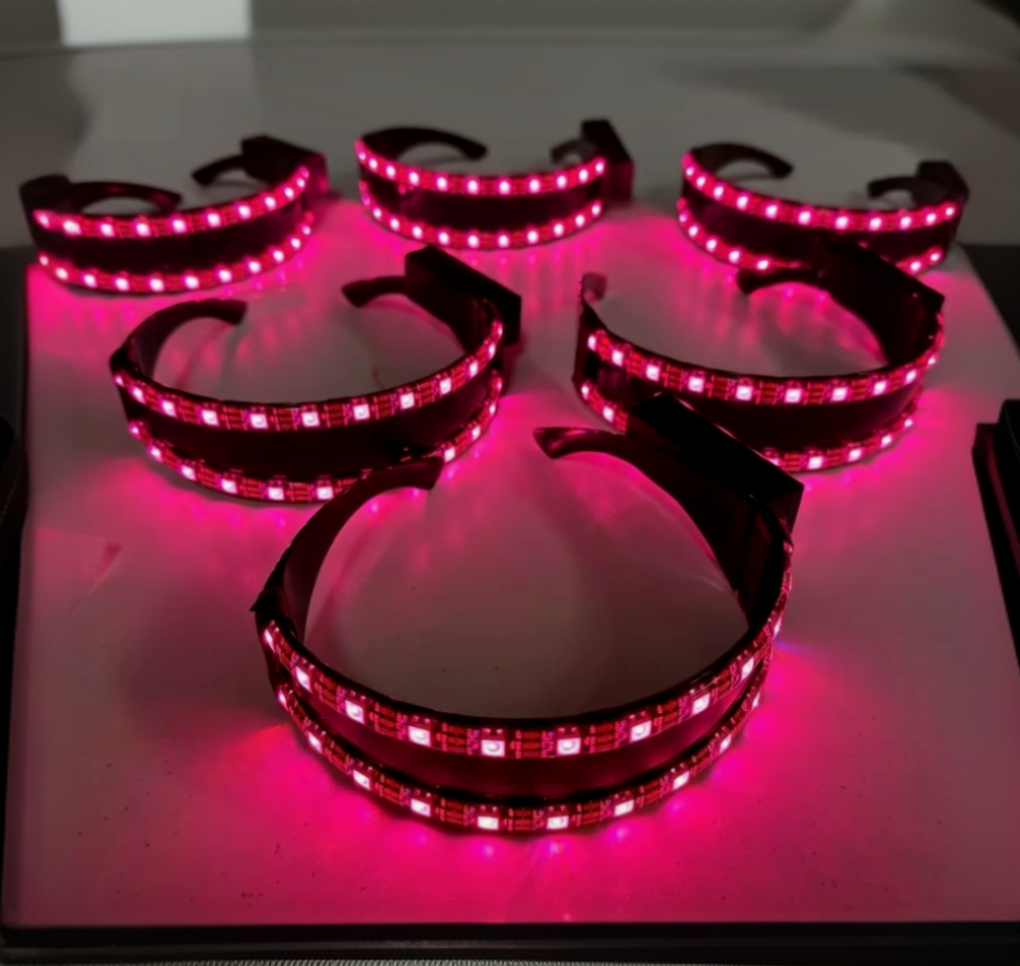 Astro galactics eyeglasses - remote controlled with 12 changeable colours and 72 effects
