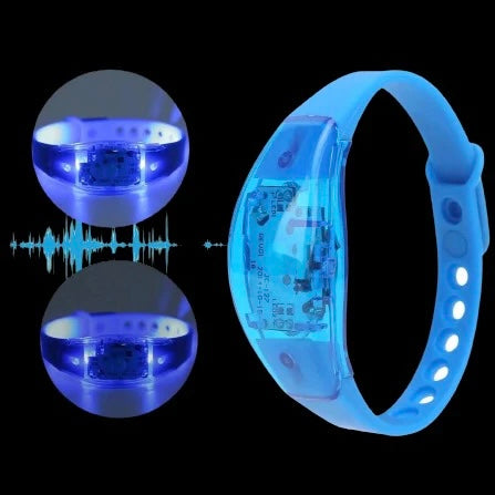 100 pcs Sound activated wristbands