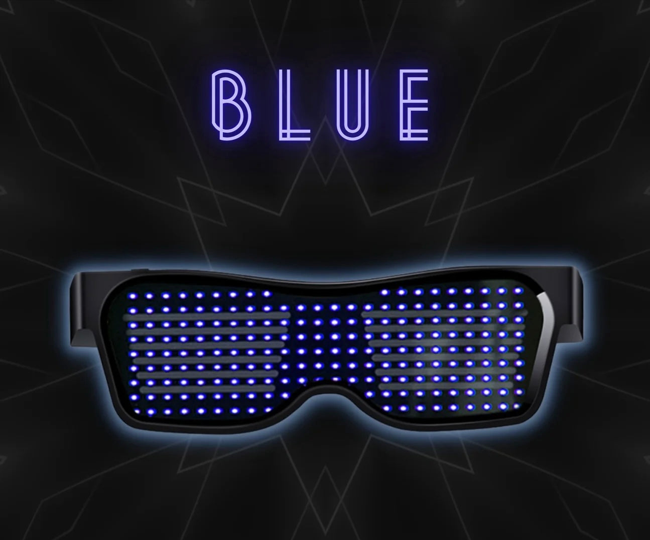 App controlled Magic LED app controlled eyeglasses by Astronomia Shoppe