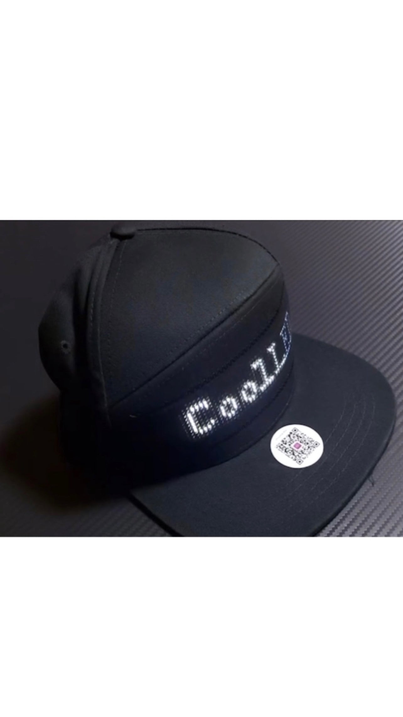 LED app controlled display hats