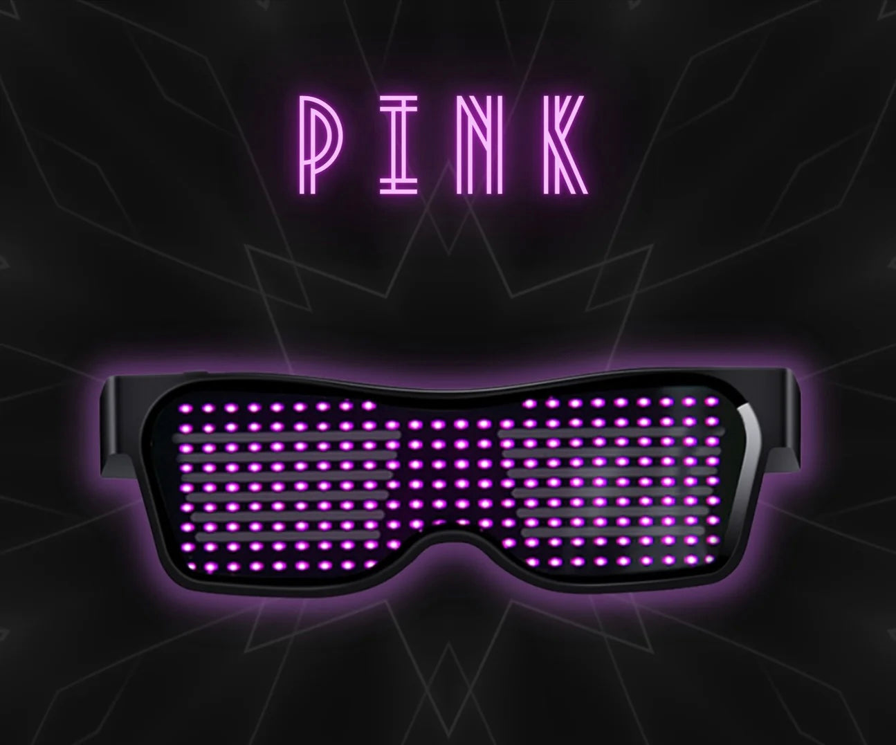 App controlled Magic LED app controlled eyeglasses by Astronomia Shoppe