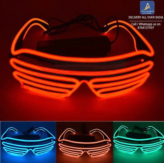Wireless rechargeable EL glasses