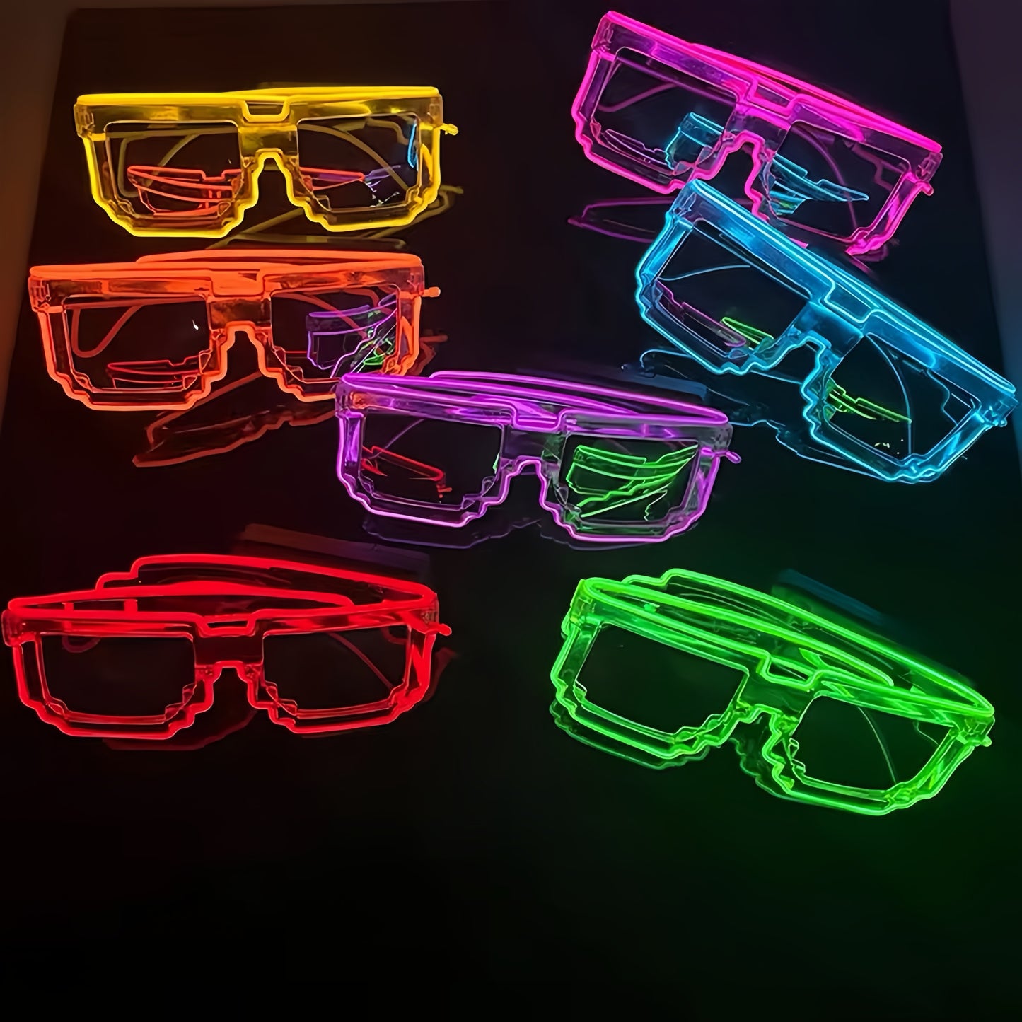Transparent pixel glasses (wireless)