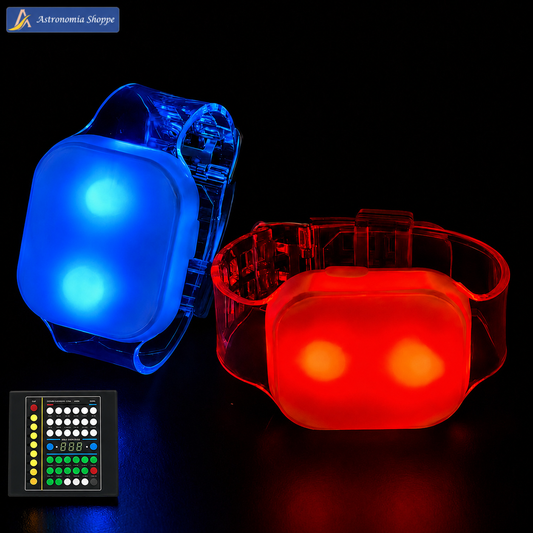 Pack of 200 Coldplay inspired APEX LED Wristbands with Controller – Multi-Color Effects for Events & Concerts