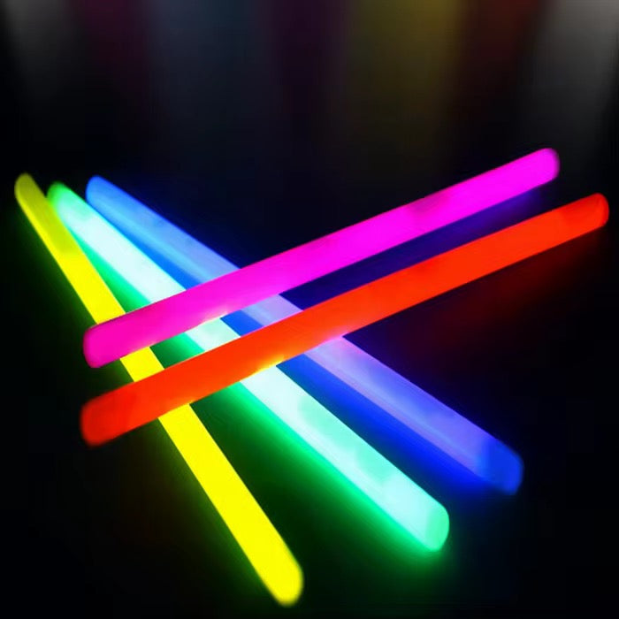 50 pcs Glowing dandia stick for Navratri 14 inch (one time use)