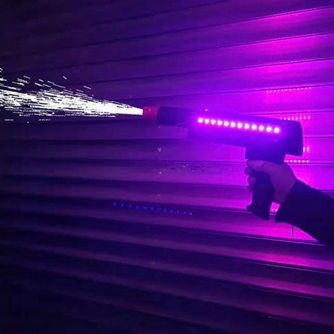 Sparkle cannon pyro gun with LED light (cannon + 6 sparklers)