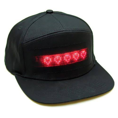LED app controlled display hats