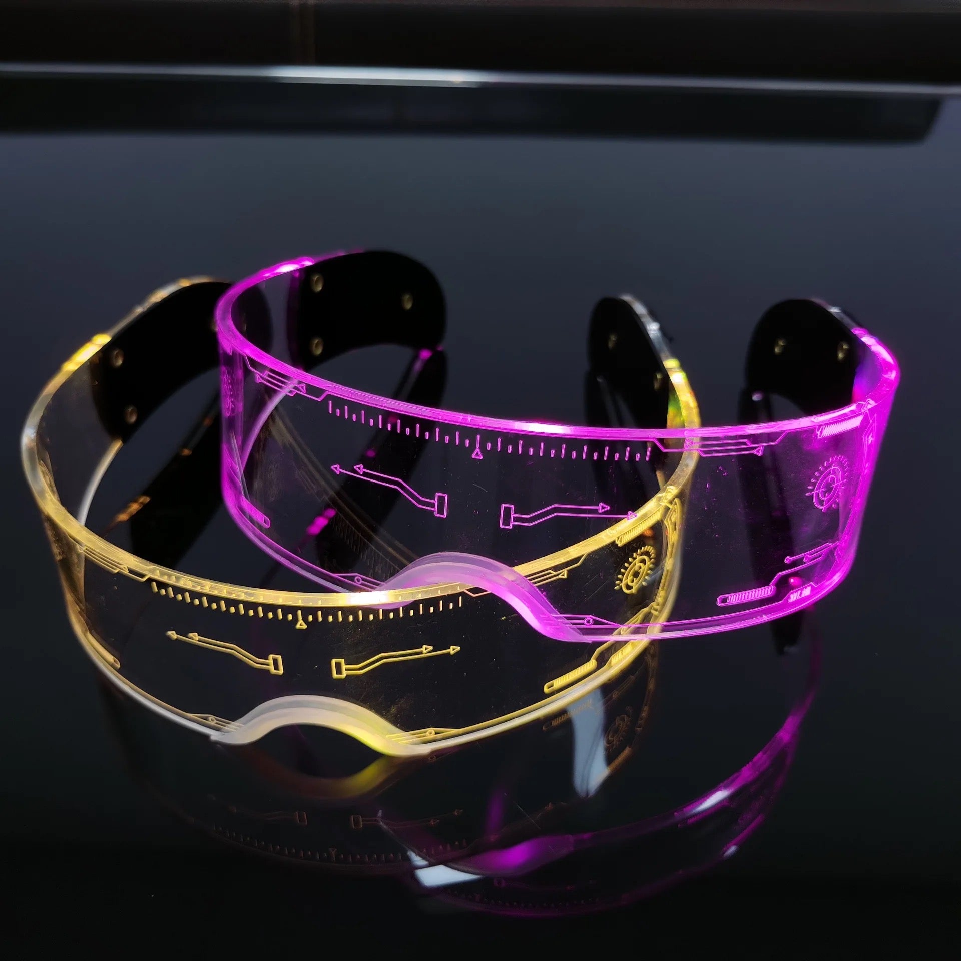 Cyberpunk LED Glasses - Party Favor Idea - 2 Styles - ApolloBox